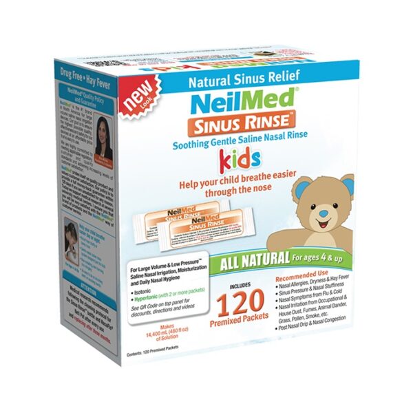 NEILMED SINUS RINSE 120 PREMIXED PAEDIATRIC SACHETS