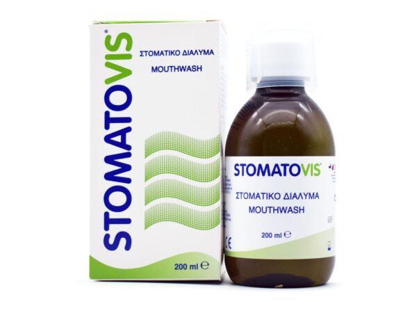 Pharmaq Stomatovis Mouthwash Αντιμικροβιακό Στοματικό Διάλυμα, 200 ml