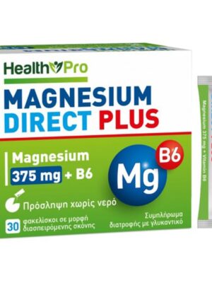 Health Pro Magnesium Direct Plus 375mg + B6, 30sachets