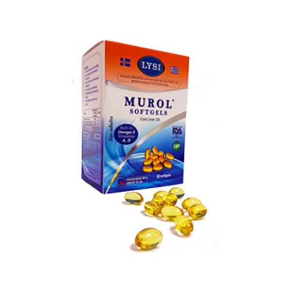 Medichrom Murol Μουρουνέλαιο 60 Softgels